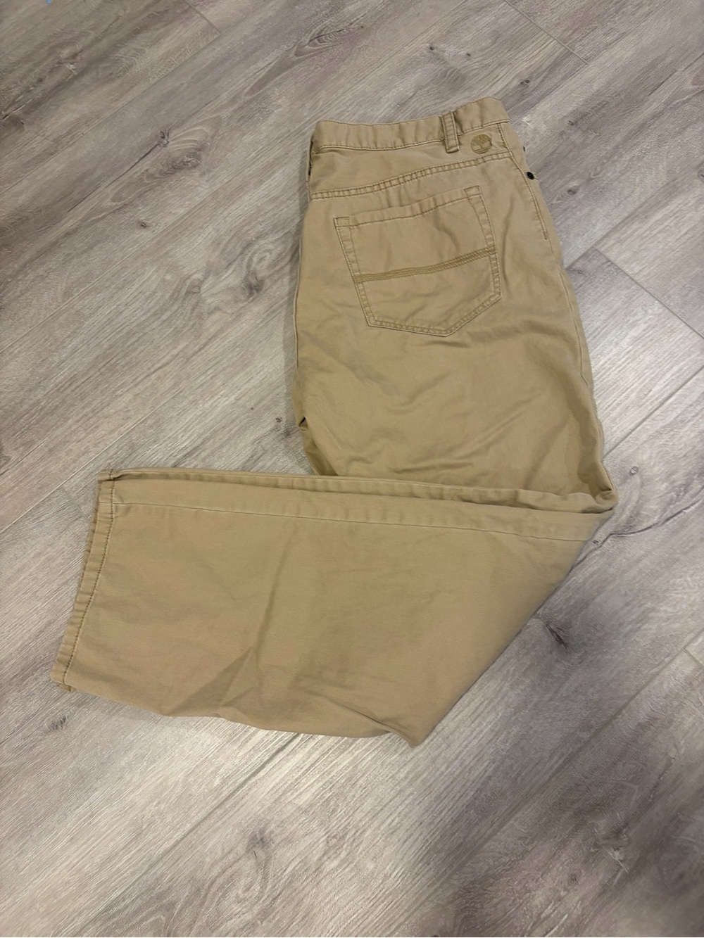 Timberland Men's Khaki Casual Pants - Tan